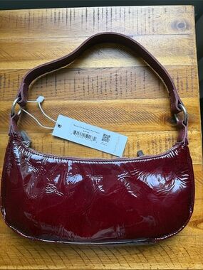 Hammitt Becker NWT BlackBerry Plum patent shoulder bag